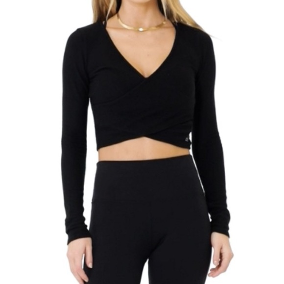 Alo Yoga Amelia Luxe Long Sleeve Crop